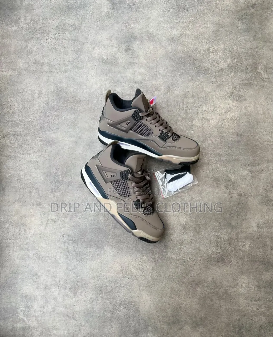 Nike Air Jordan 4 Retro 'Cave Stone' Sneakers