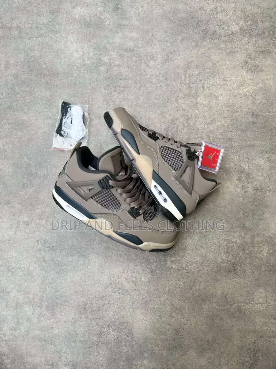 Nike Air Jordan 4 Retro 'Cave Stone' Sneakers