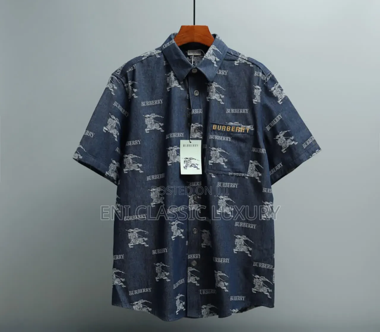 Burberry Luxury Men's Designer Shirts Best Quality Well Branded