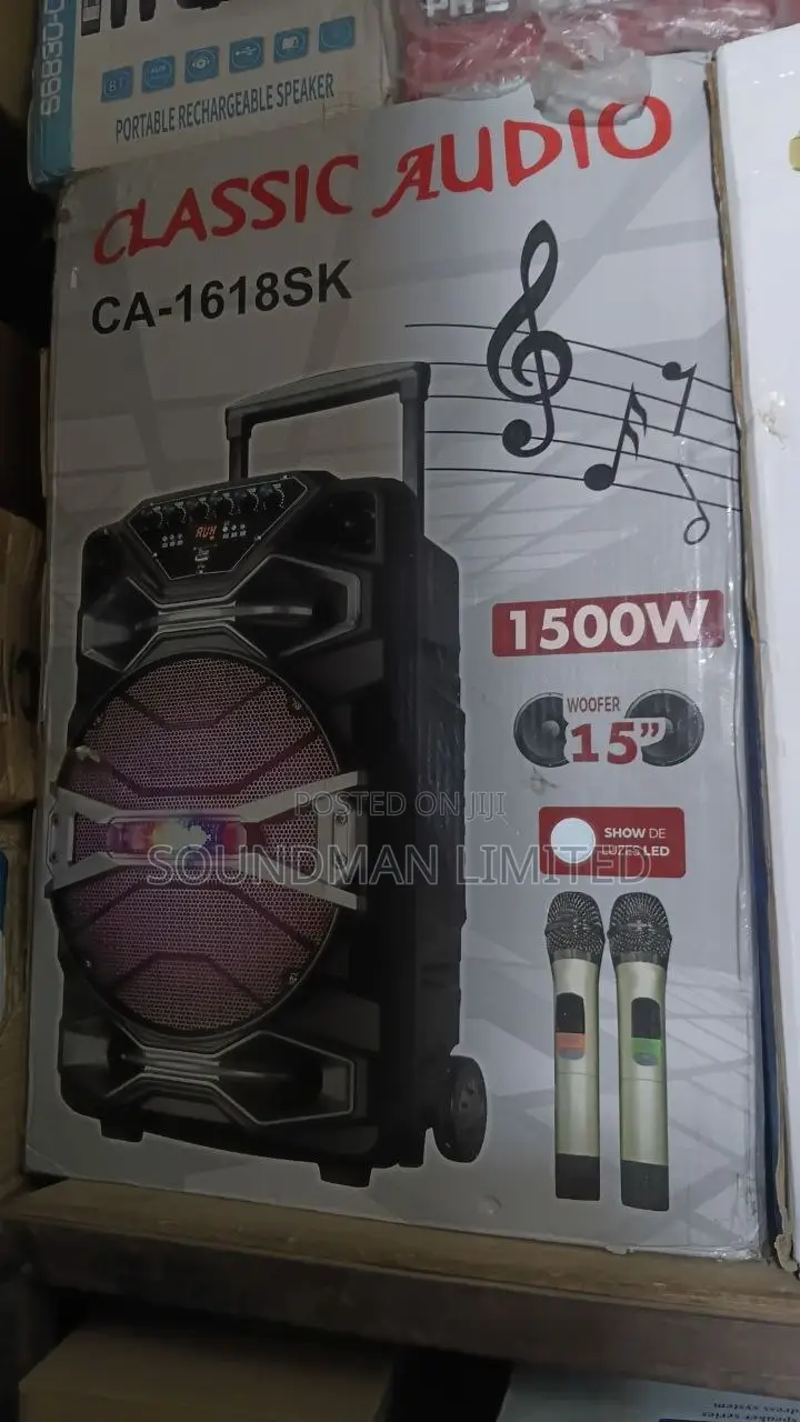 Classic Audio 15" Public Address Pa System Big Body Speaker Ca-1618sk