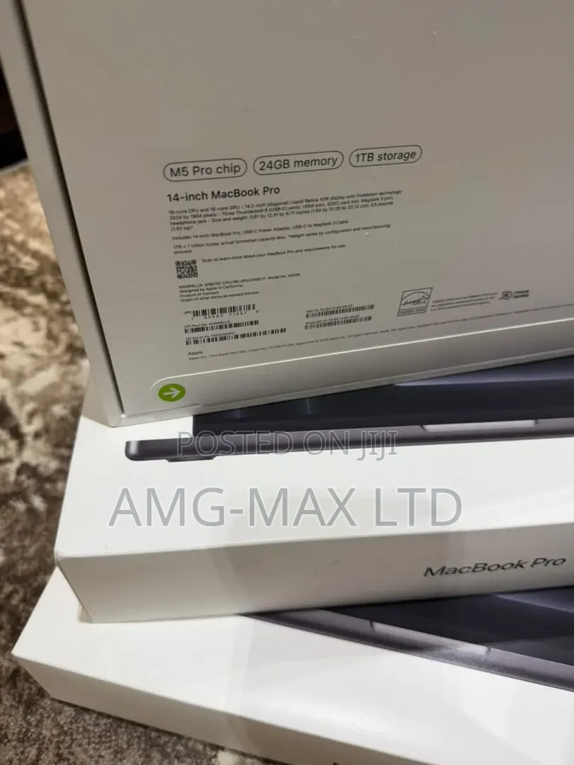 New Laptop Apple MacBook Pro 2026 M5 Pro 24GB Apple M5 Pro SSD 1T