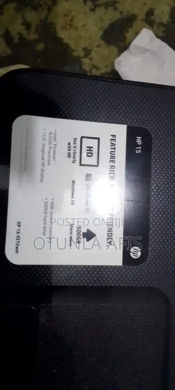 Laptop HP 15 4GB Intel Pentium SSD 512GB