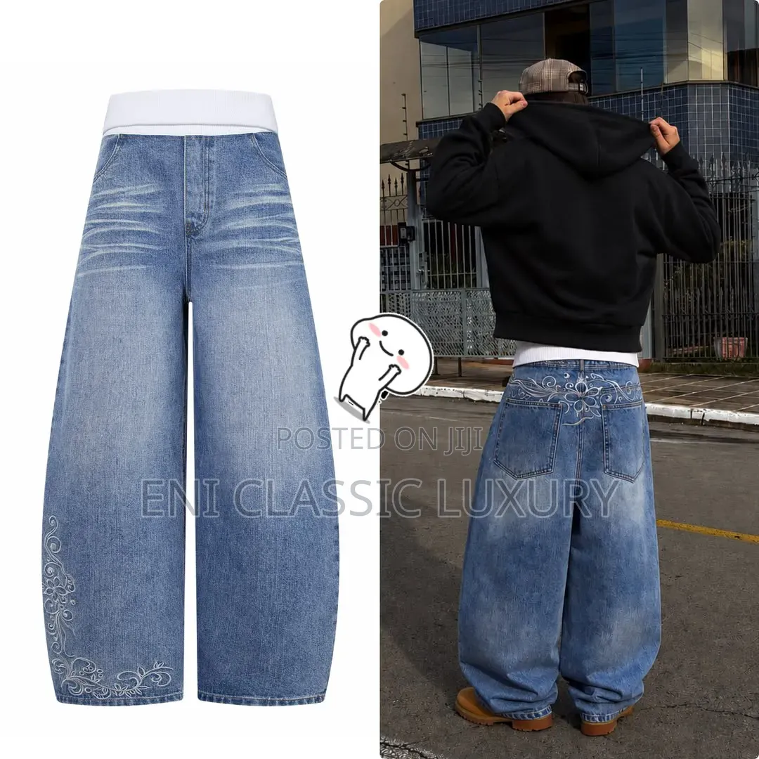 Premium Quality Luxury Cargo Baggy Jeans High Quality Well Branded
