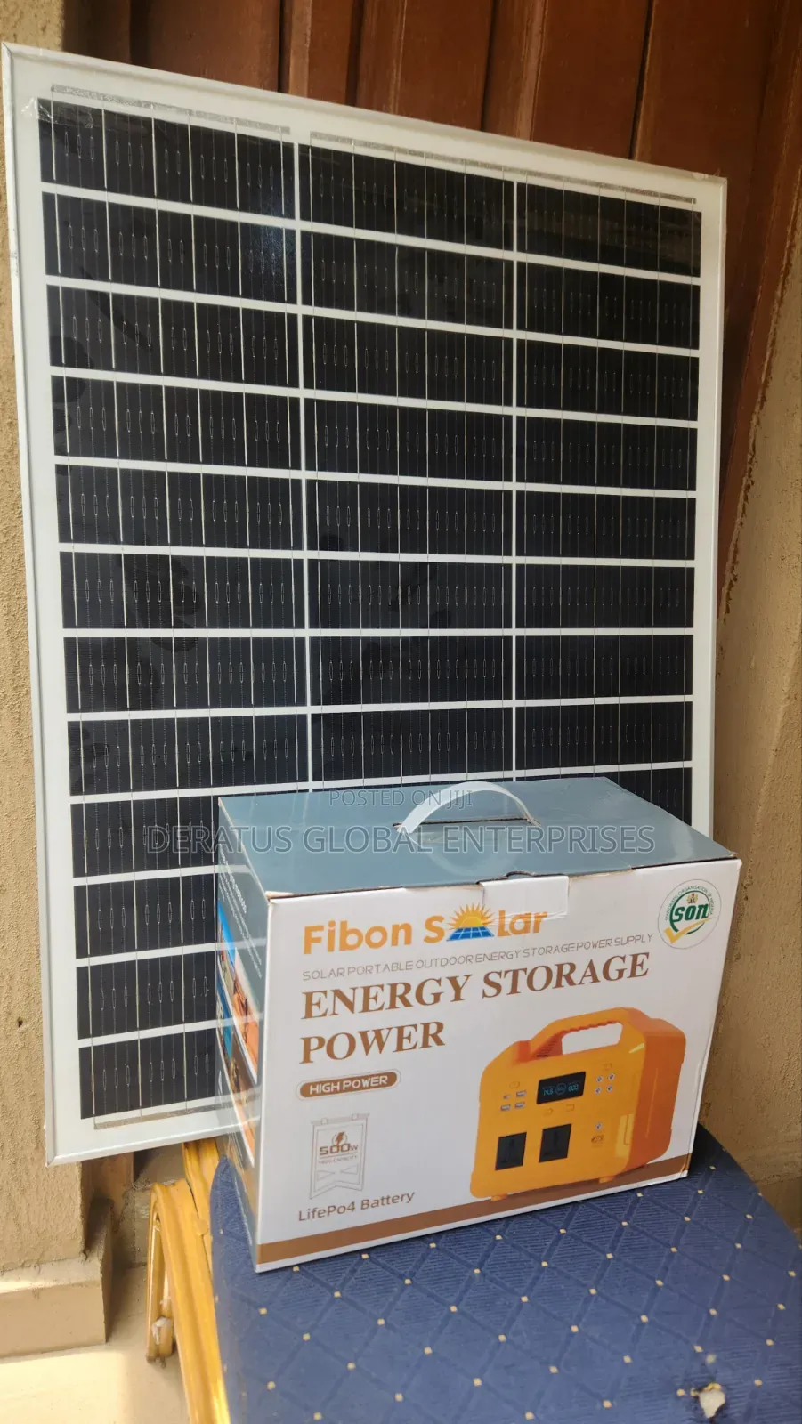 Fibon Solar, 500watts Solar Generator and 1000watts Solar Panel