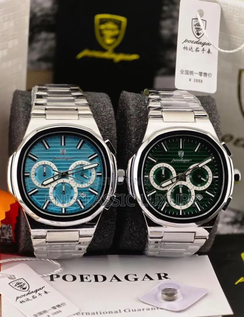 Poedagar Luxury Wristwatches Best Quality Well Branded Package