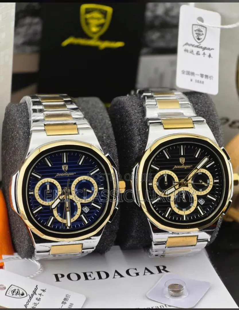 Poedagar Luxury Wristwatches Best Quality Well Branded Package
