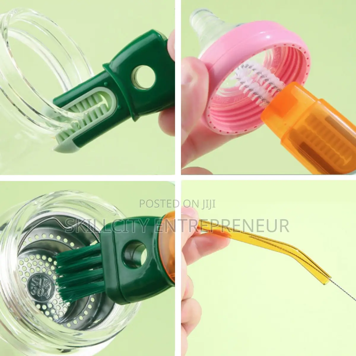5-in-1 Multifunctional Bottle and Cup Cleaning Brush Set.