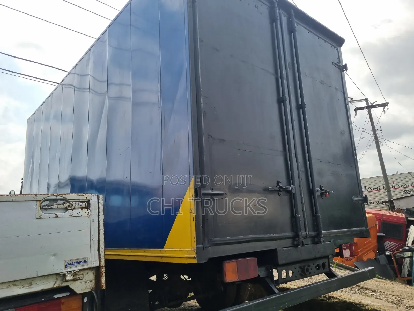 German 814 Mercedes Truck Blue 2005