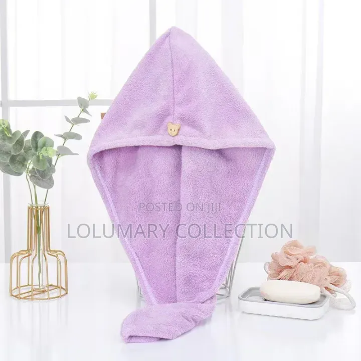Super Absorbent Microfiber Hair Towel Fast Dry Turban Wrap
