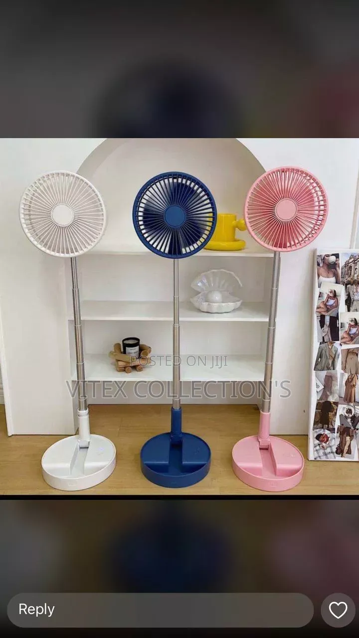 Long Pole Rechargeable Fan