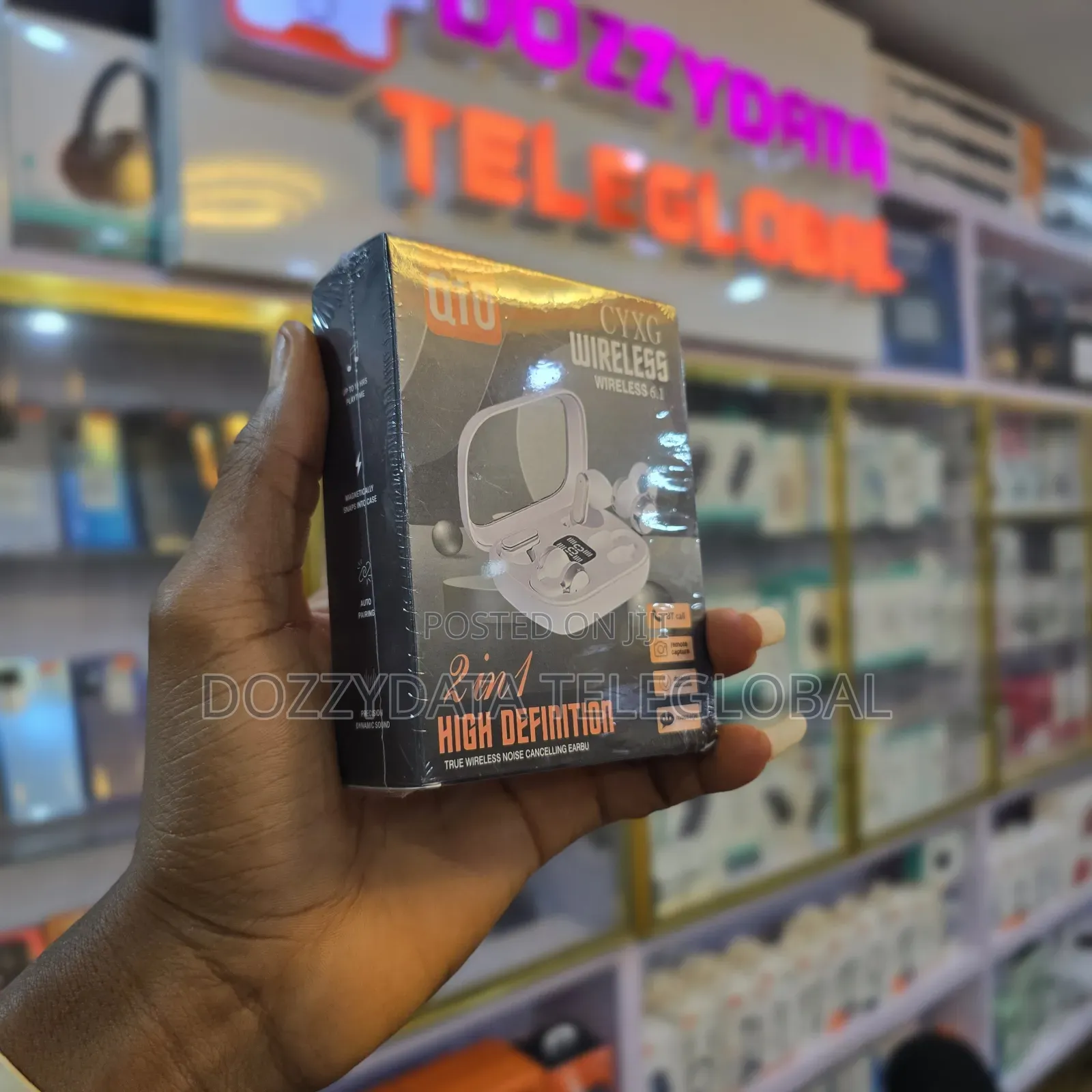TWS Q10 Double (2-in-1) High Definition Al Wireless Earbuds