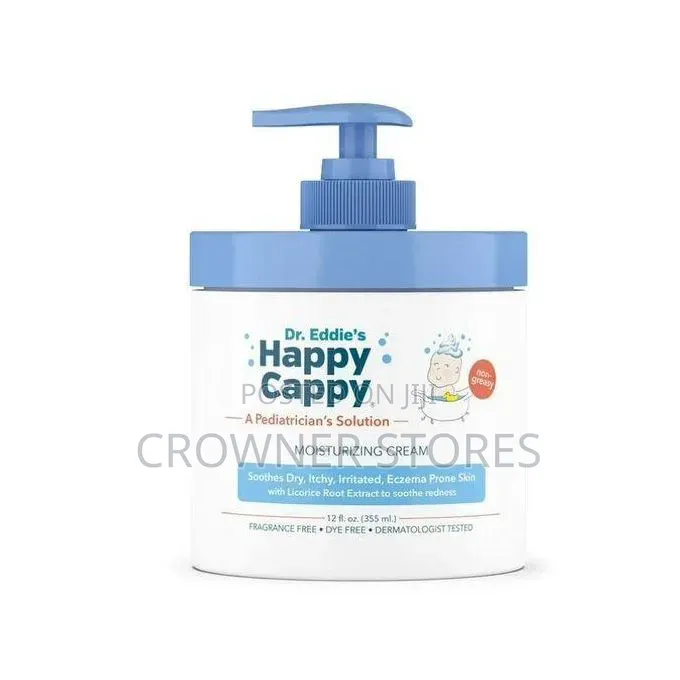 Dr. Eddie's Happy Cappy Moisturizing Eczema Cream for Babies, 12 Oz