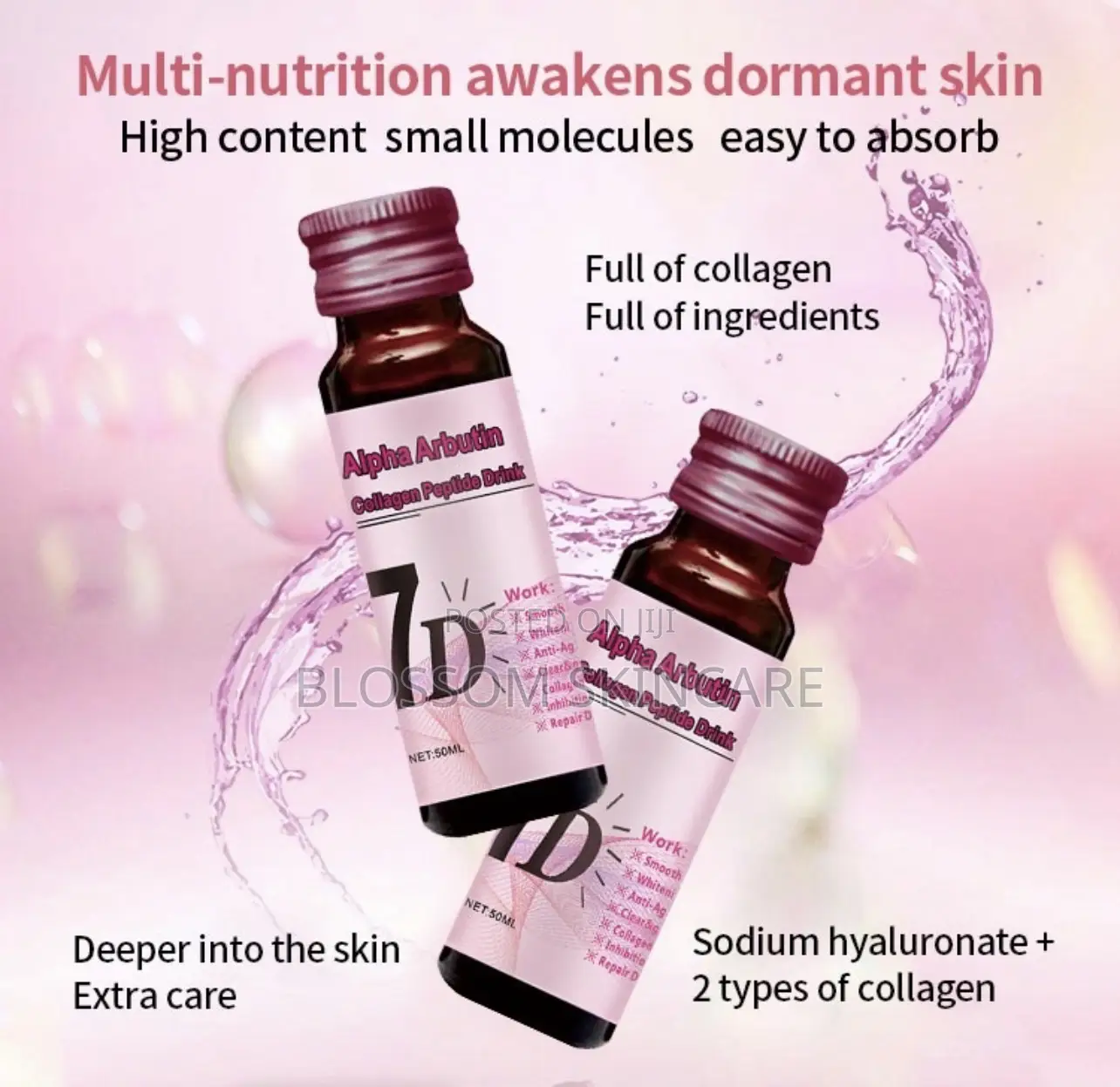 7d Alpha Arbutin Collagen Peptide Supplement Drink