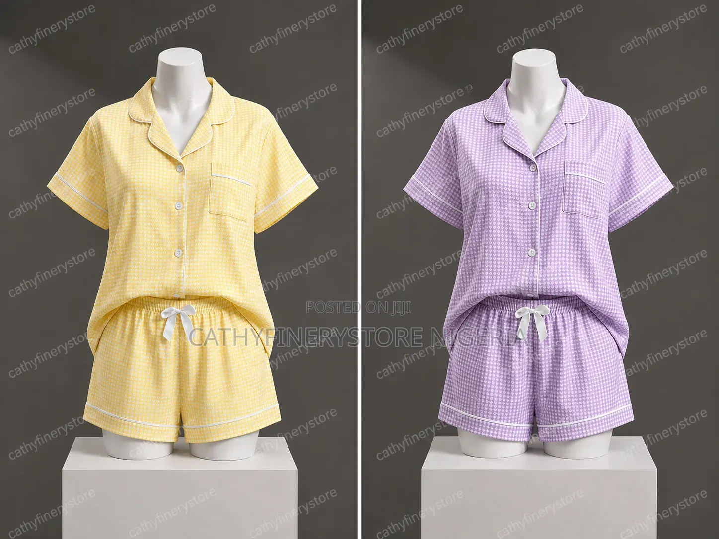 Ladies Two Piece Pajamas