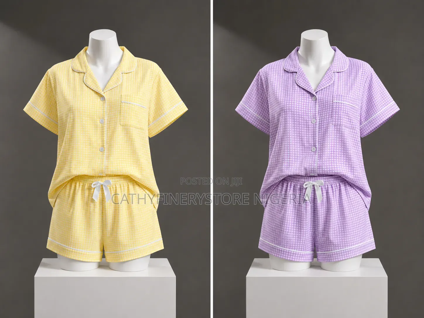 Ladies Two Piece Pajamas