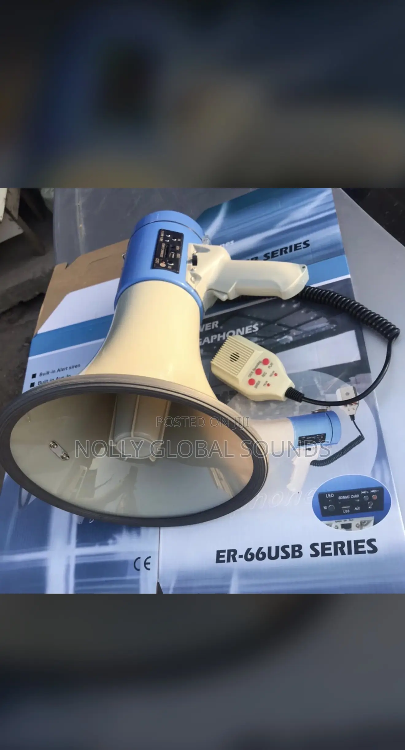 Handheld Outdoor Professional Megaphone With Rechargeable Battery(50w)