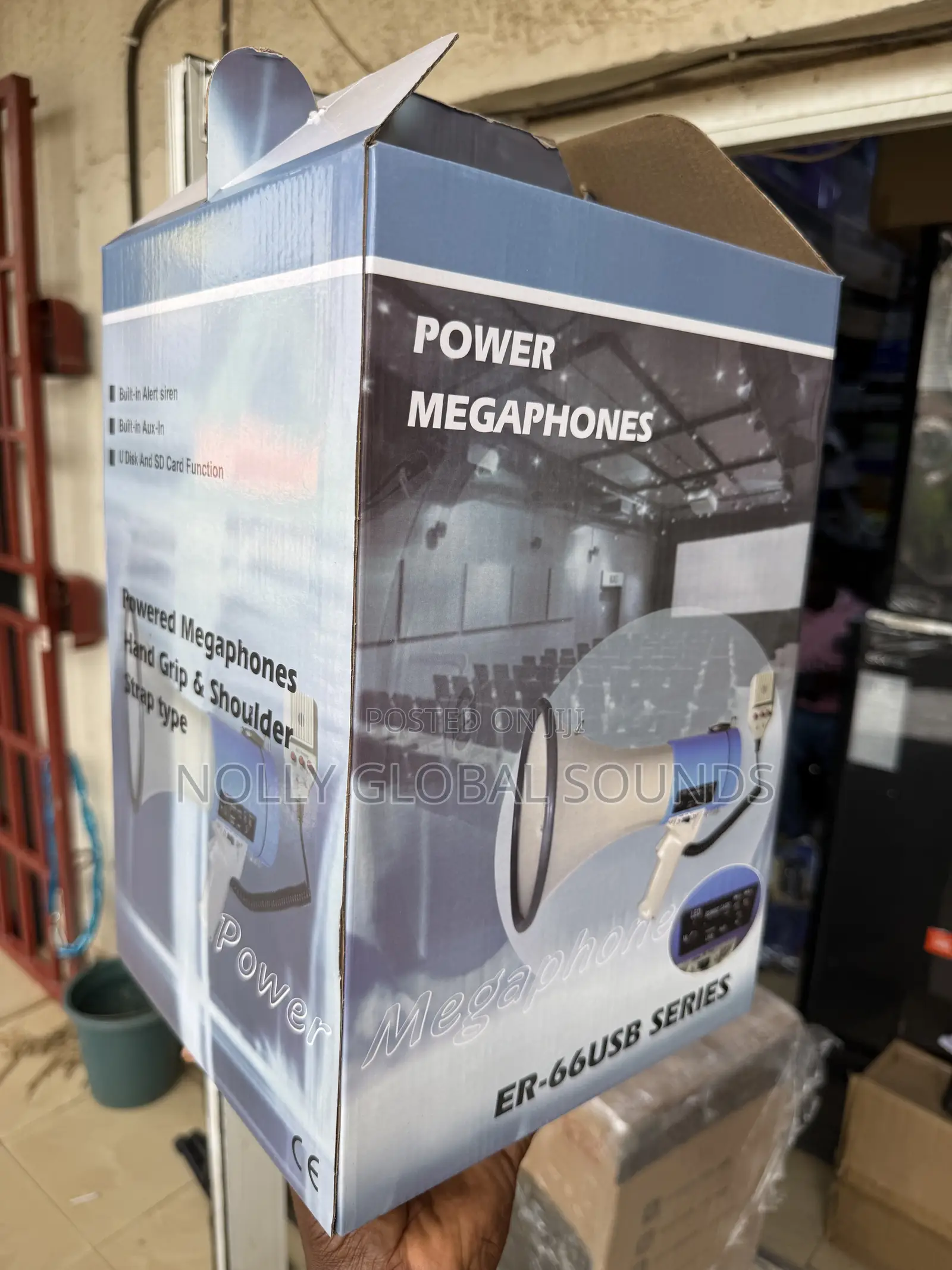 Handheld Outdoor Professional Megaphone With Rechargeable Battery(50w)