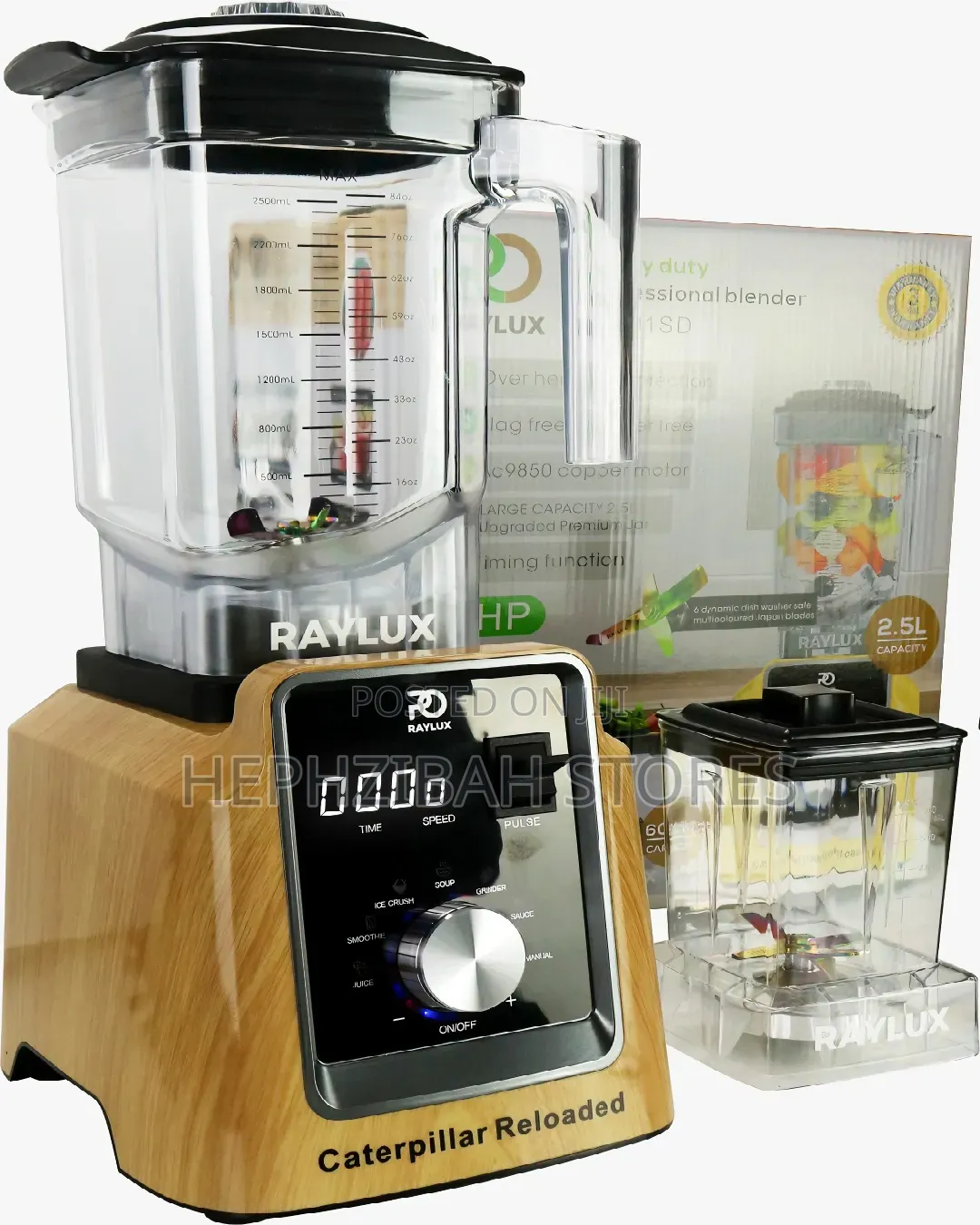 Raylux 3l Caterpillar Reloaded Engine 4hspower Commercial Blender