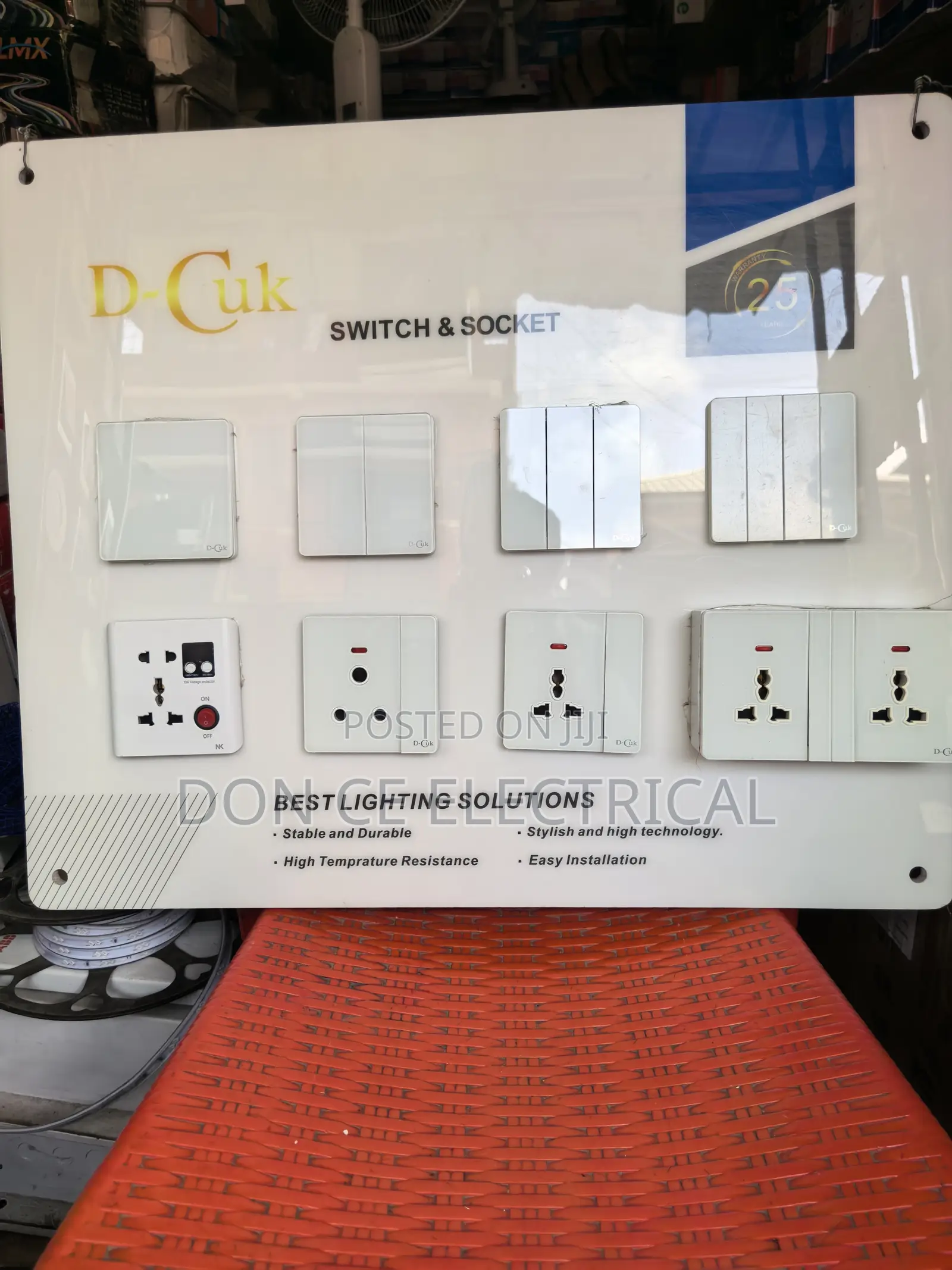 Acrylic 13amps Single Socket