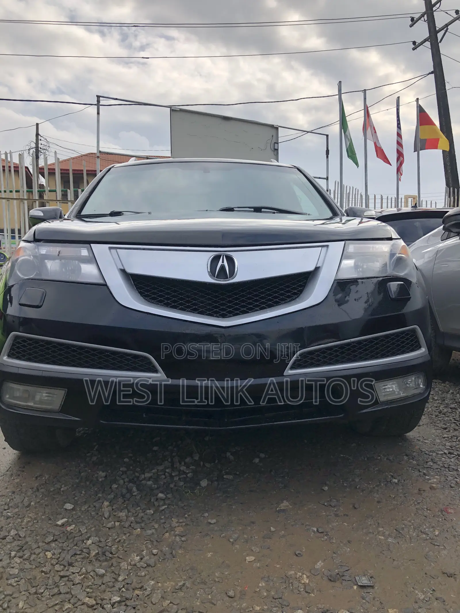 Acura MDX Advance Package SUV AWD (3.7L 6cyl 6A) 2012 Black