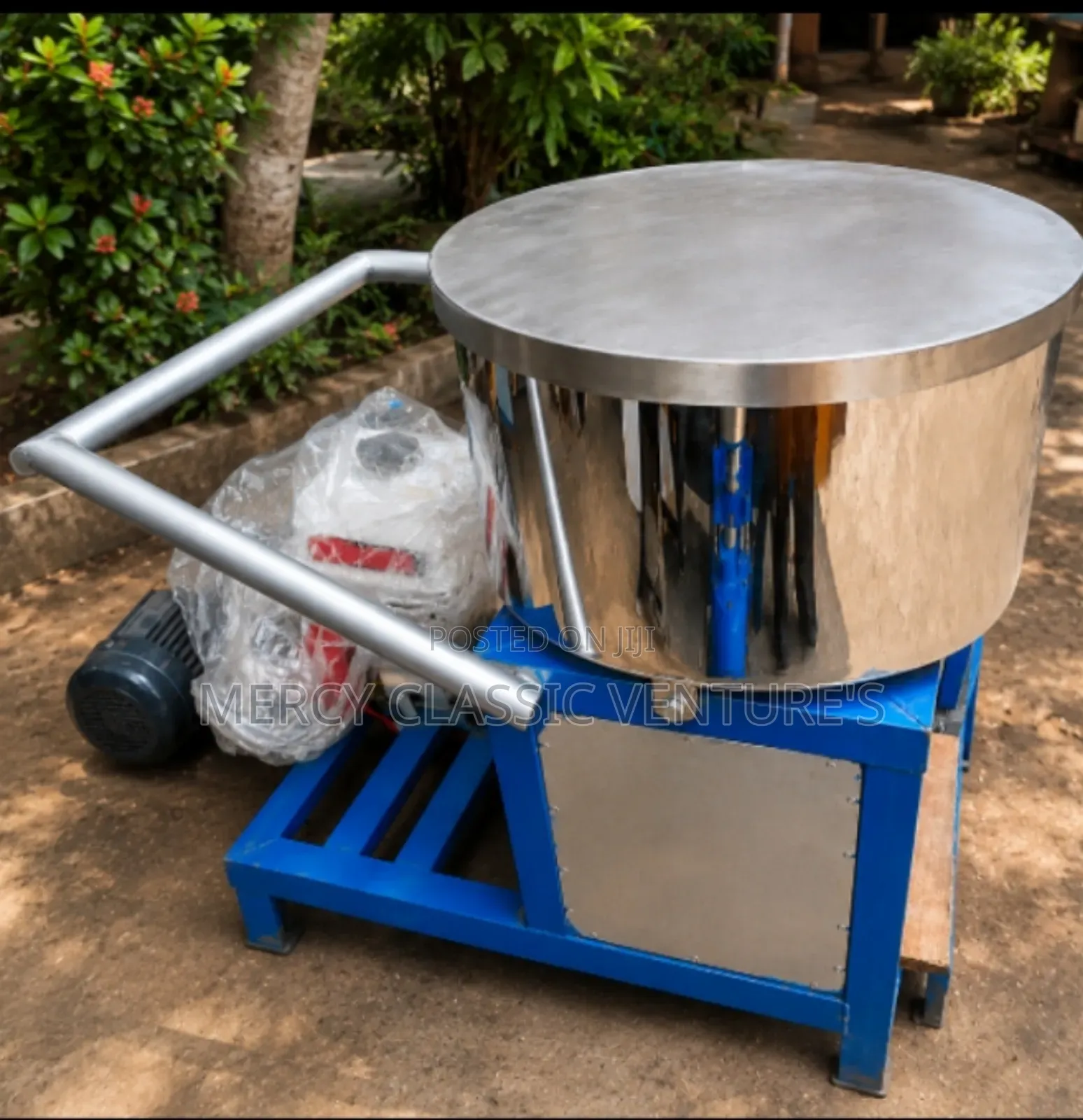 Heavy-Duty Industrial Fufu Pounding Machine – Stainless Steel Bowl