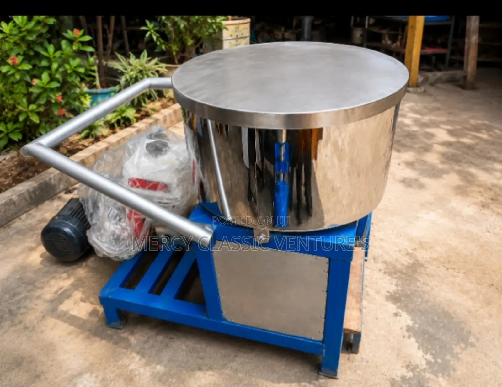 Heavy-Duty Industrial Fufu Pounding Machine – Stainless Steel Bowl