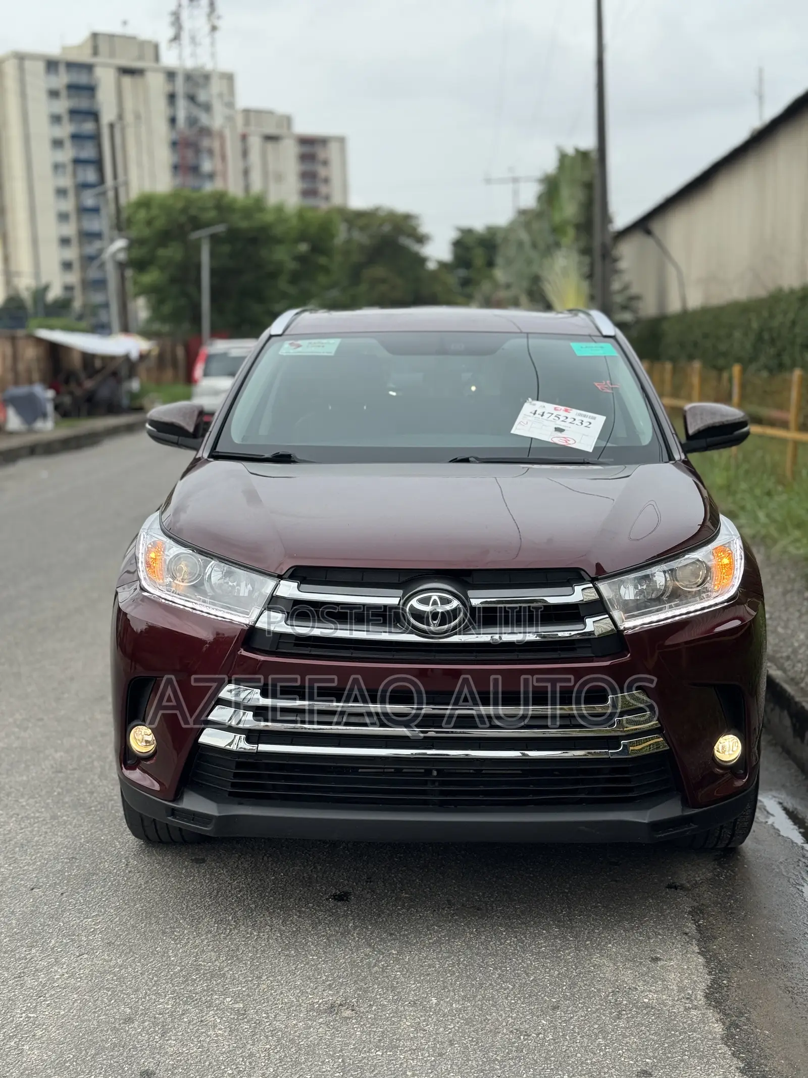 Toyota Highlander XLE 4dr SUV (3.5L 6cyl 6A) 2015 Burgundy