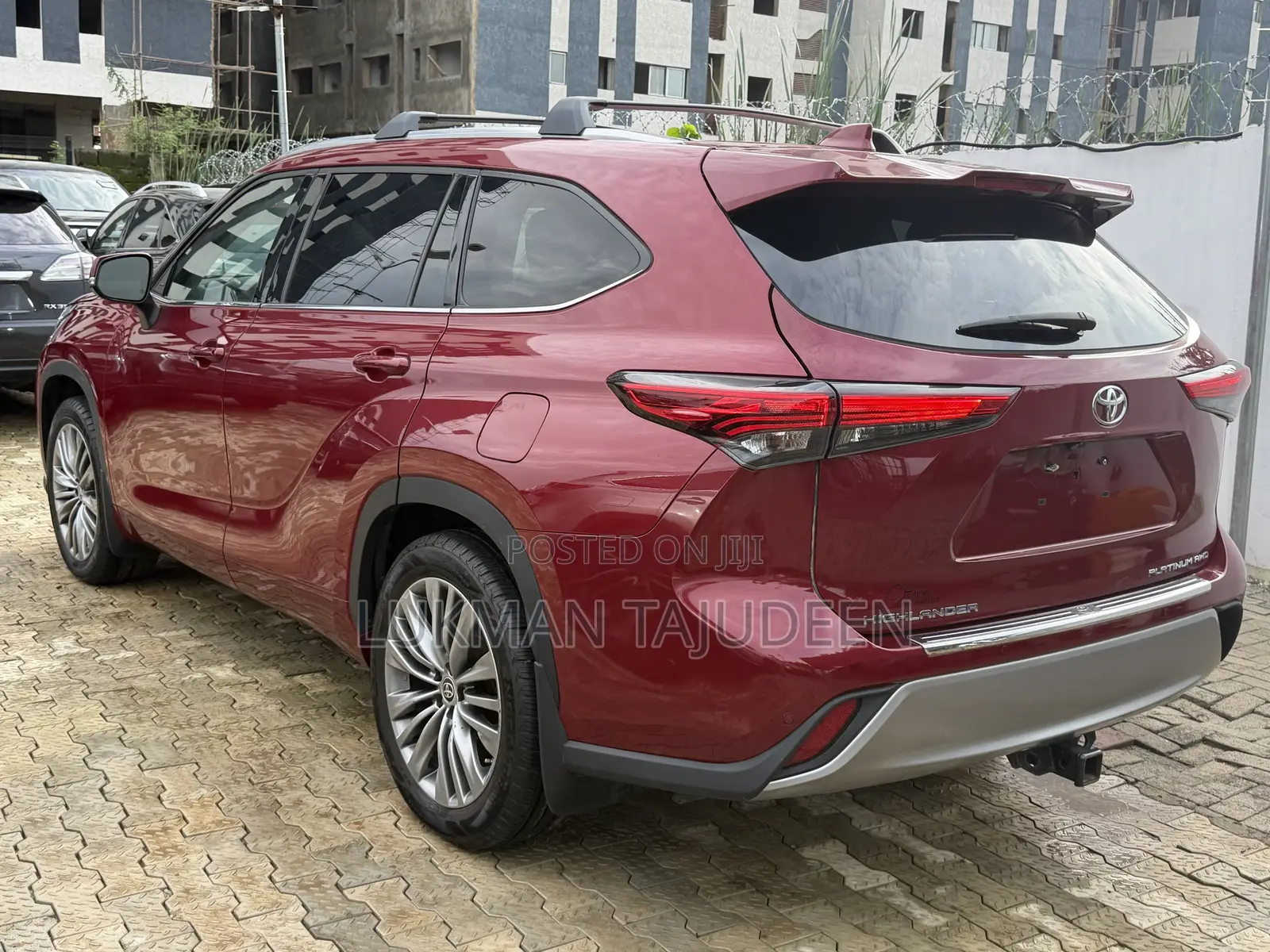 Toyota Highlander Platinum 2021 Red