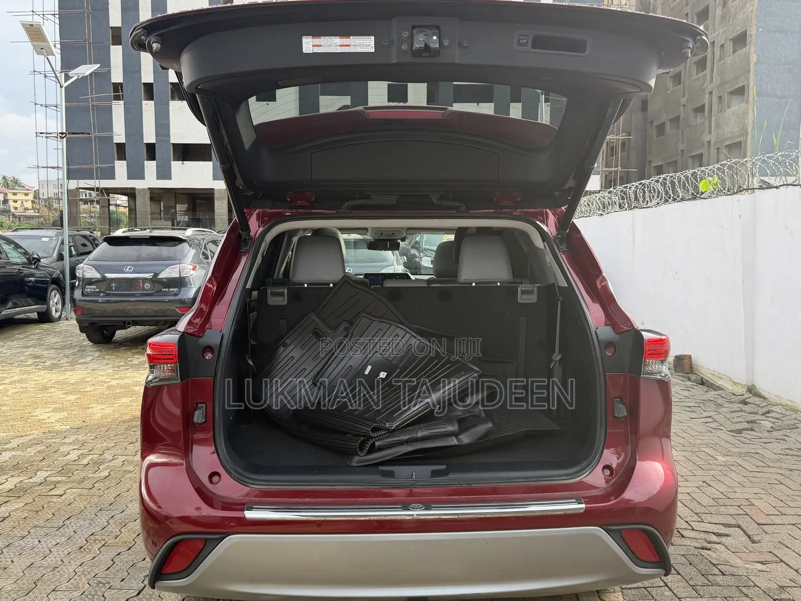 Toyota Highlander Platinum 2021 Red