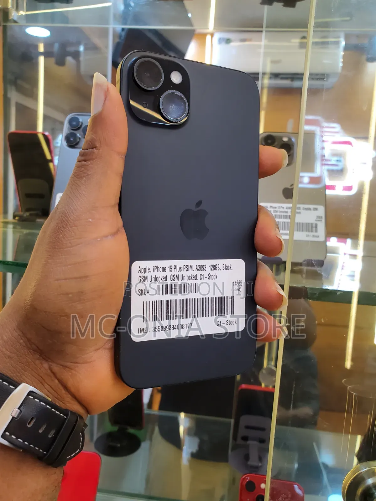 Apple iPhone 15 Plus 128 GB Black