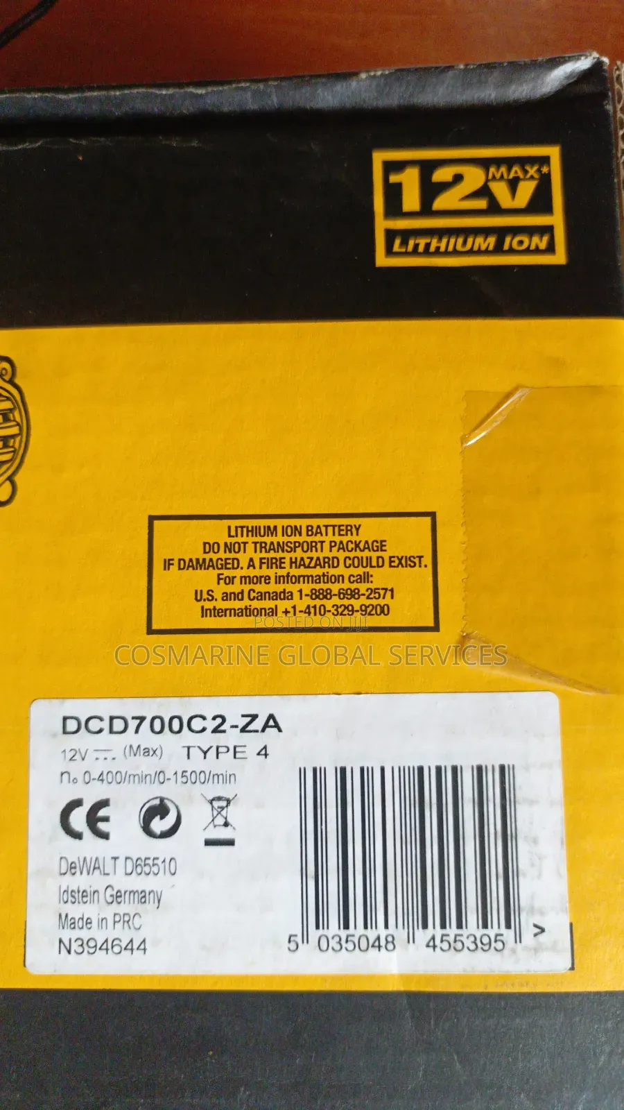 Dewalt Dcd700c2 12v Lithium Battery Drill