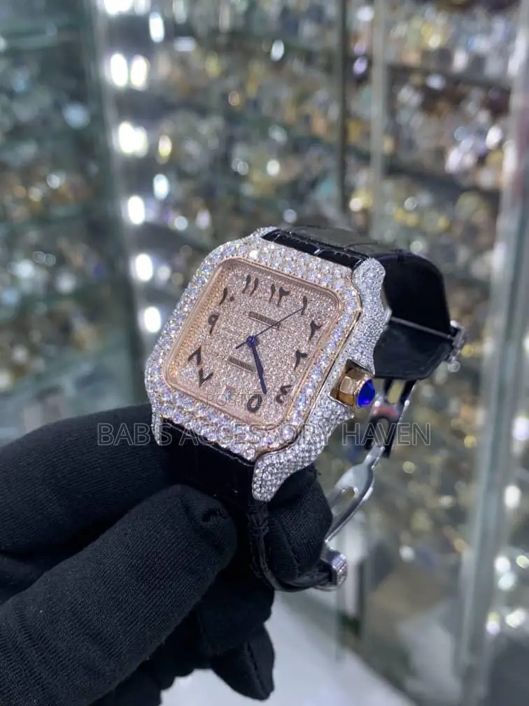 Cartier Santos Full Body Stone Automatic