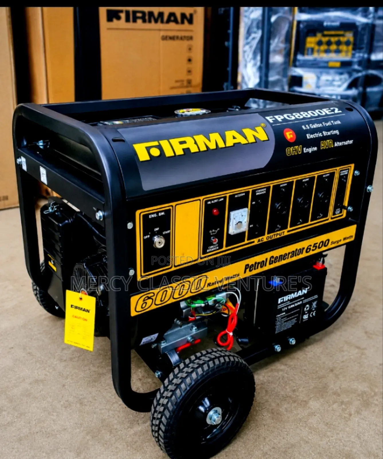 Original Firman Fpg8800e2 7.5kva Key Start Petrol Generator  Copper