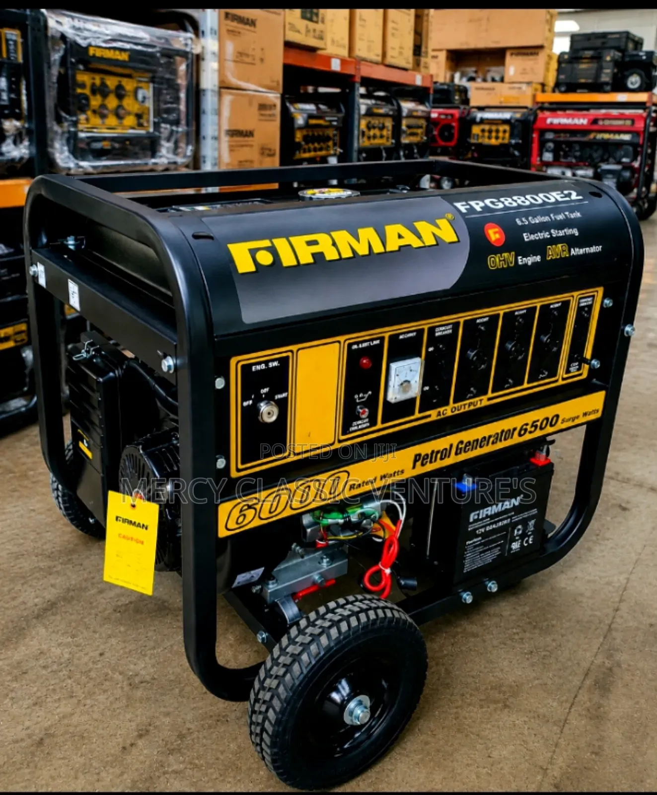 Original Firman Fpg8800e2 7.5kva Key Start Petrol Generator  Copper