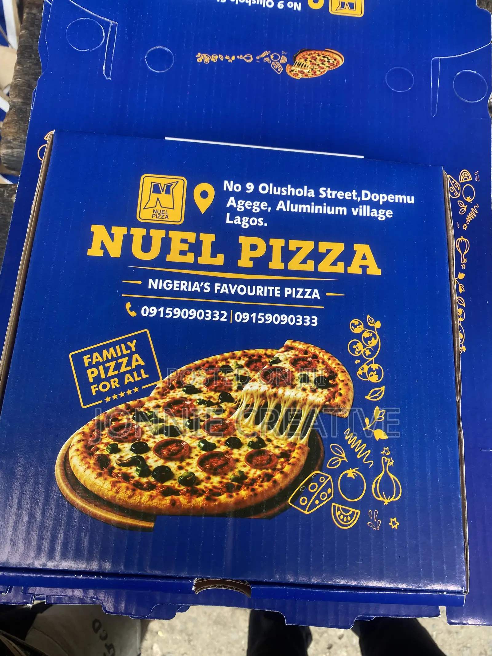 Branded Pizza Box