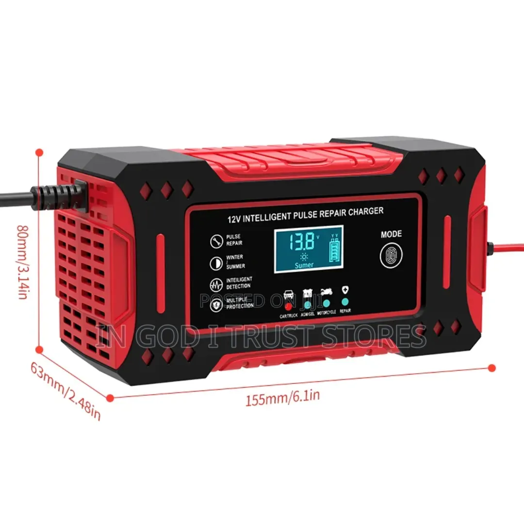 12v 10a/24v 5a Car Battery Fast Charger Multifunction