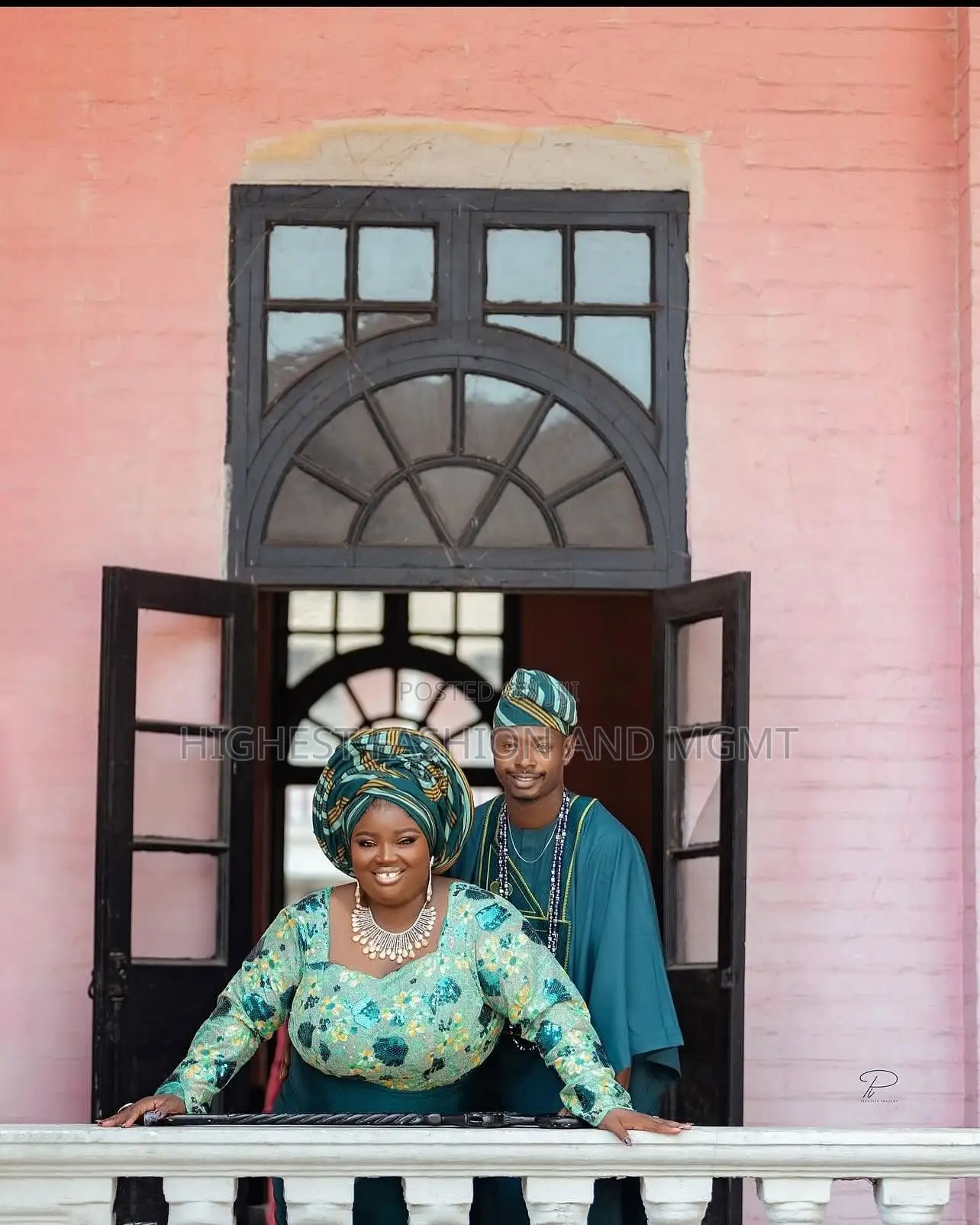 Emerald Iro and Buba Men’S Minimalist Deep Emerald Agbada
