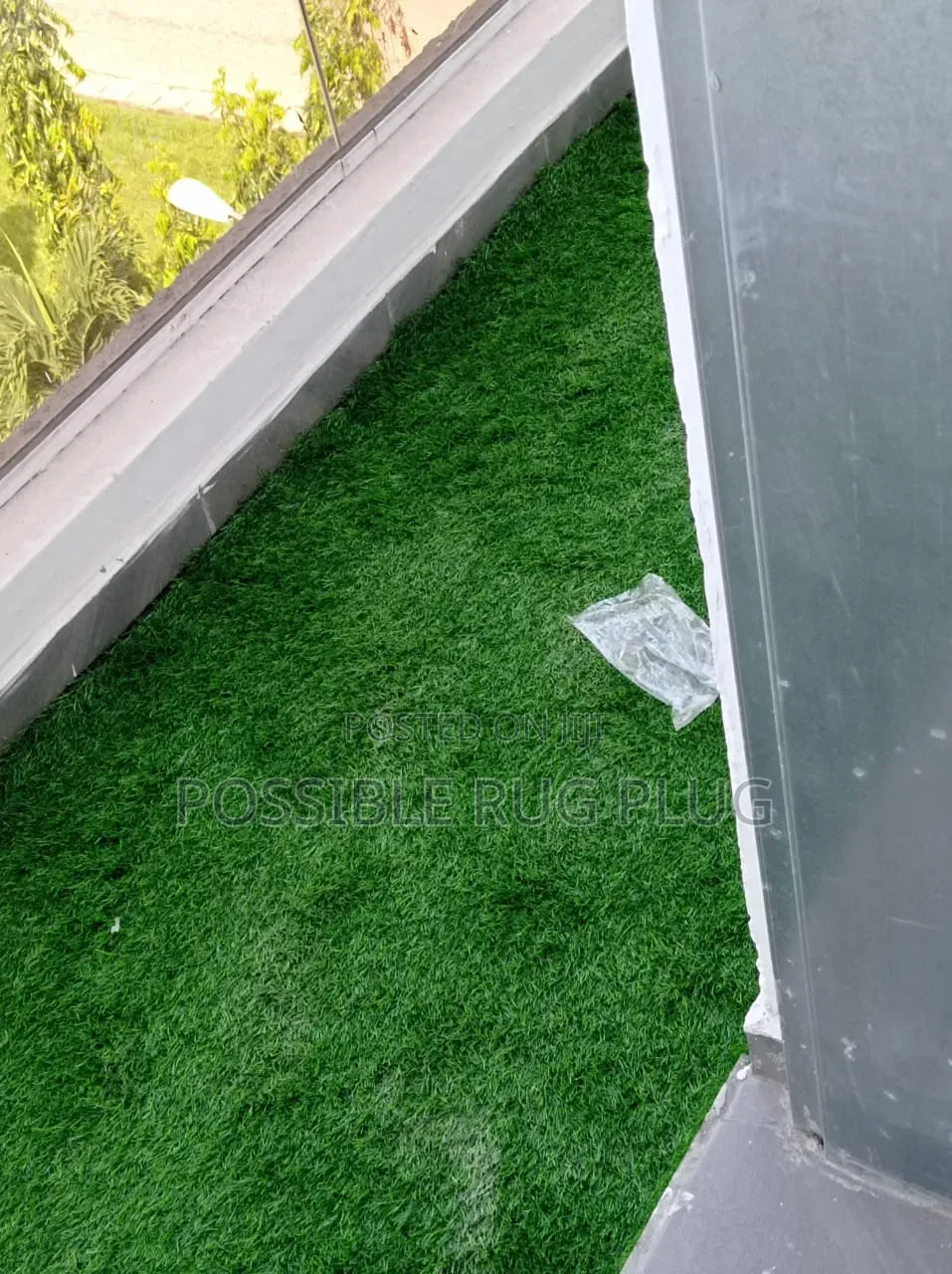 Green Grass Carpet for Balcony