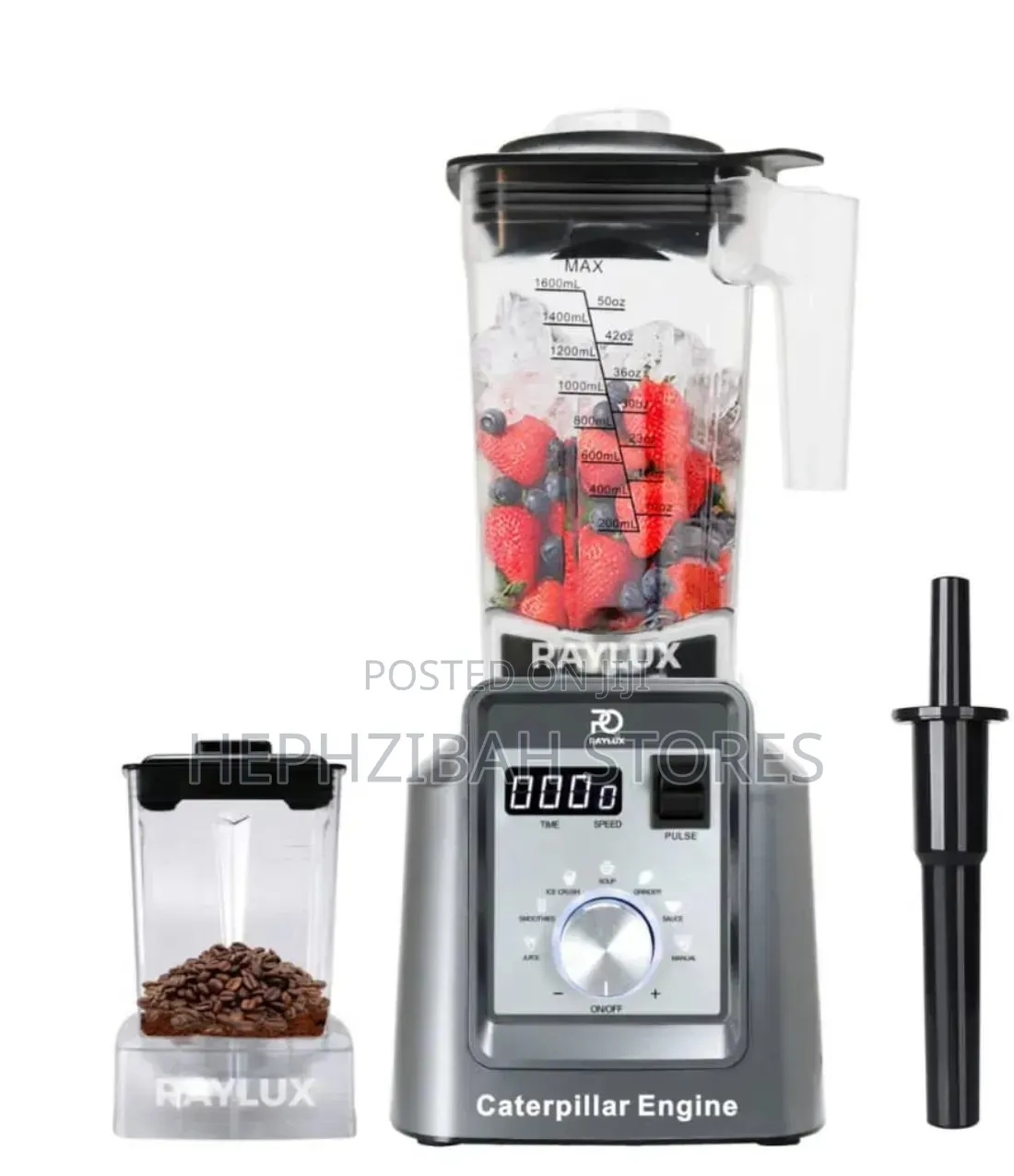 Raylux 2l Caterpillar Engine 3horsepower Heavy Duty Blender