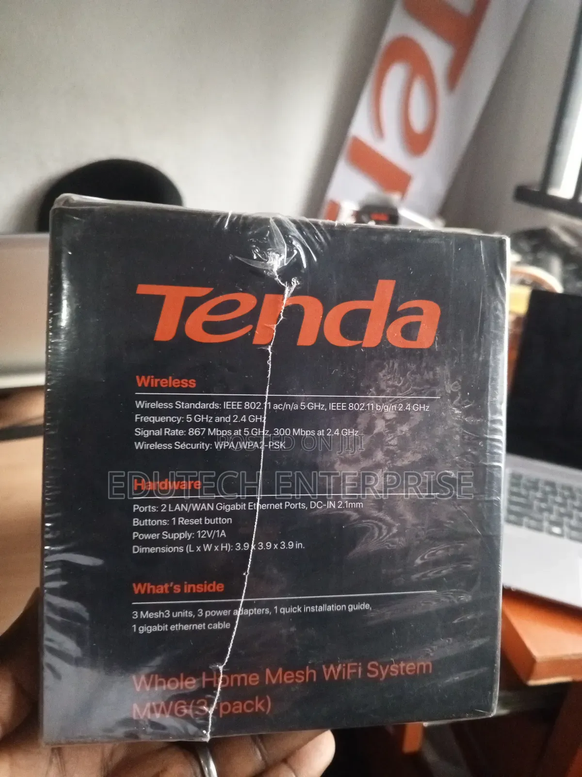 Tenda Nova Mw6(3-Pack) Ac1200 Dual-Band Whole Home Wi-Fi Mesh System