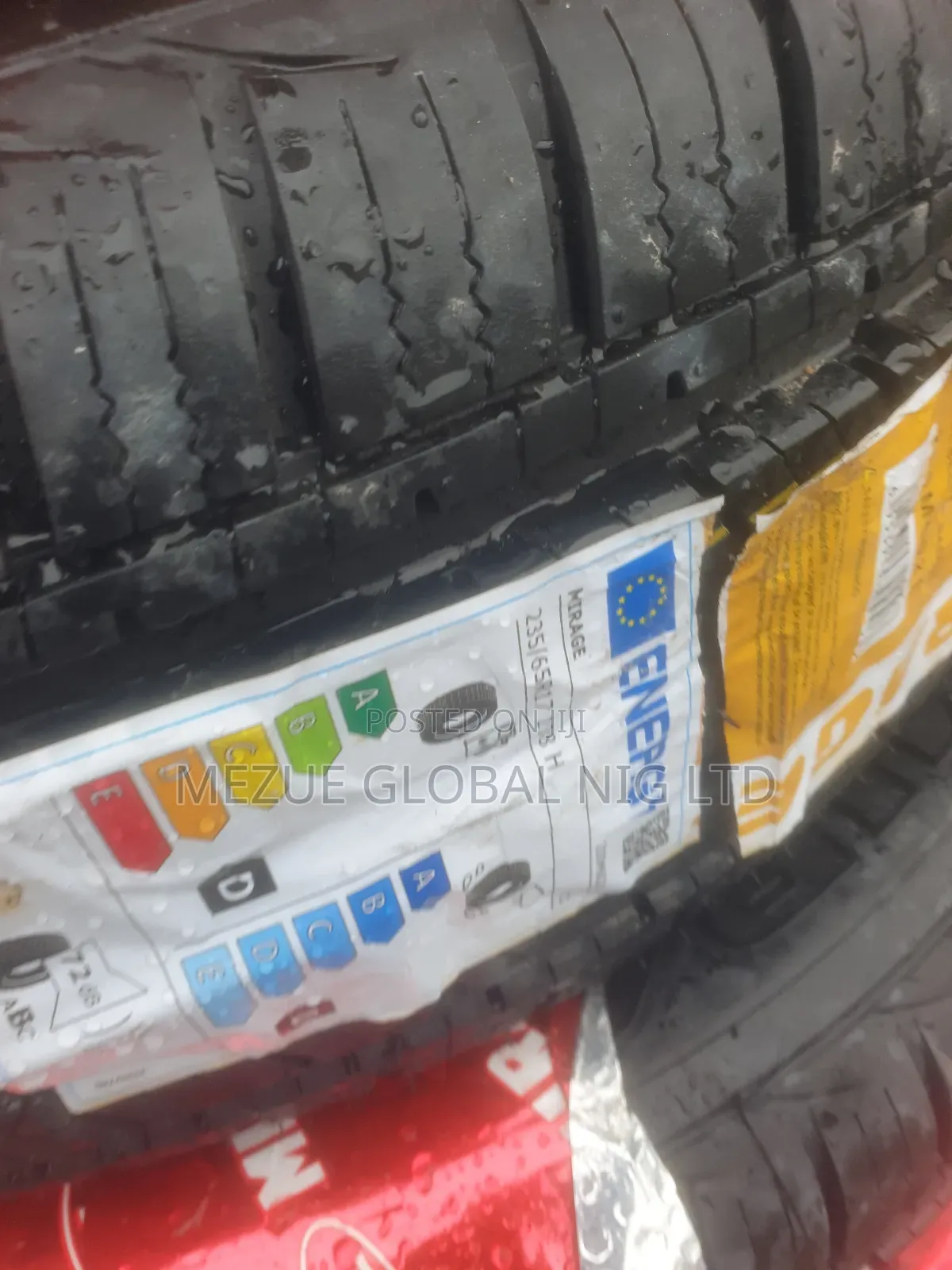 Mirage Tyre 265/65/17