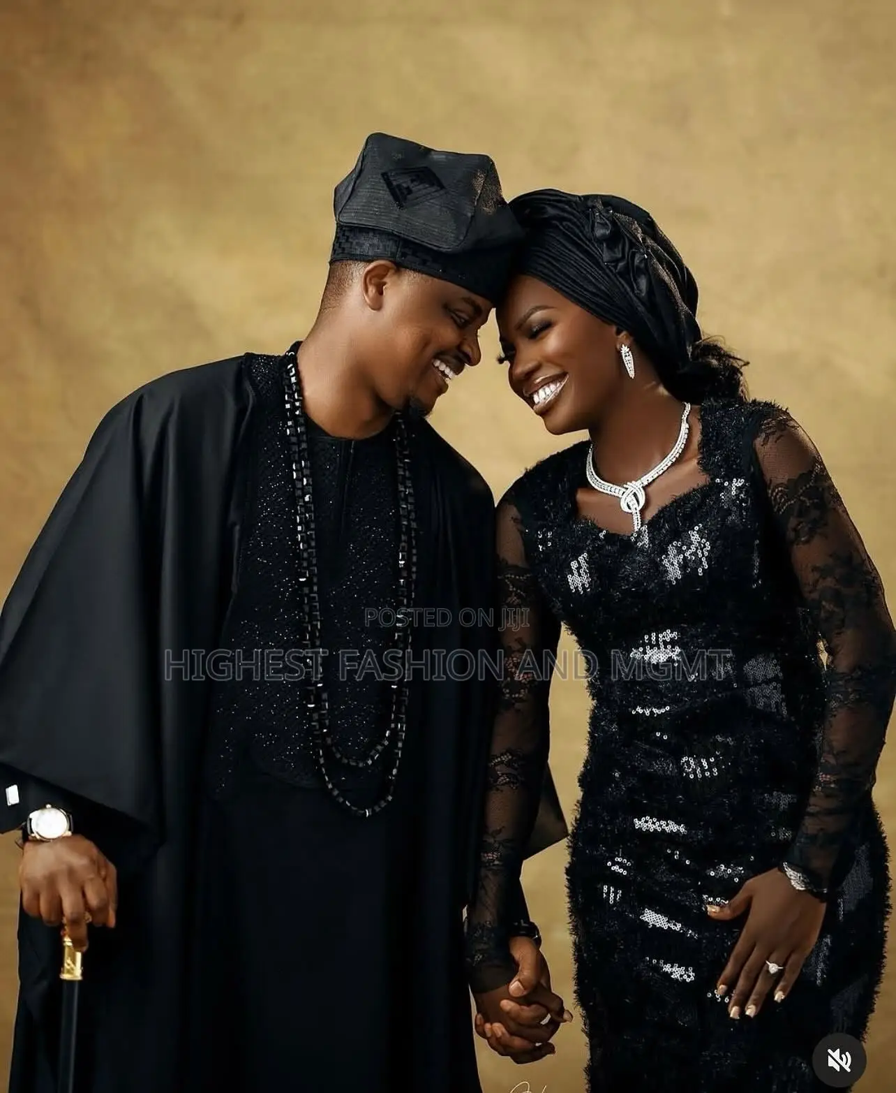 Lace-Bodice Iro and Buba Men’S Textured Minimalist Agbada
