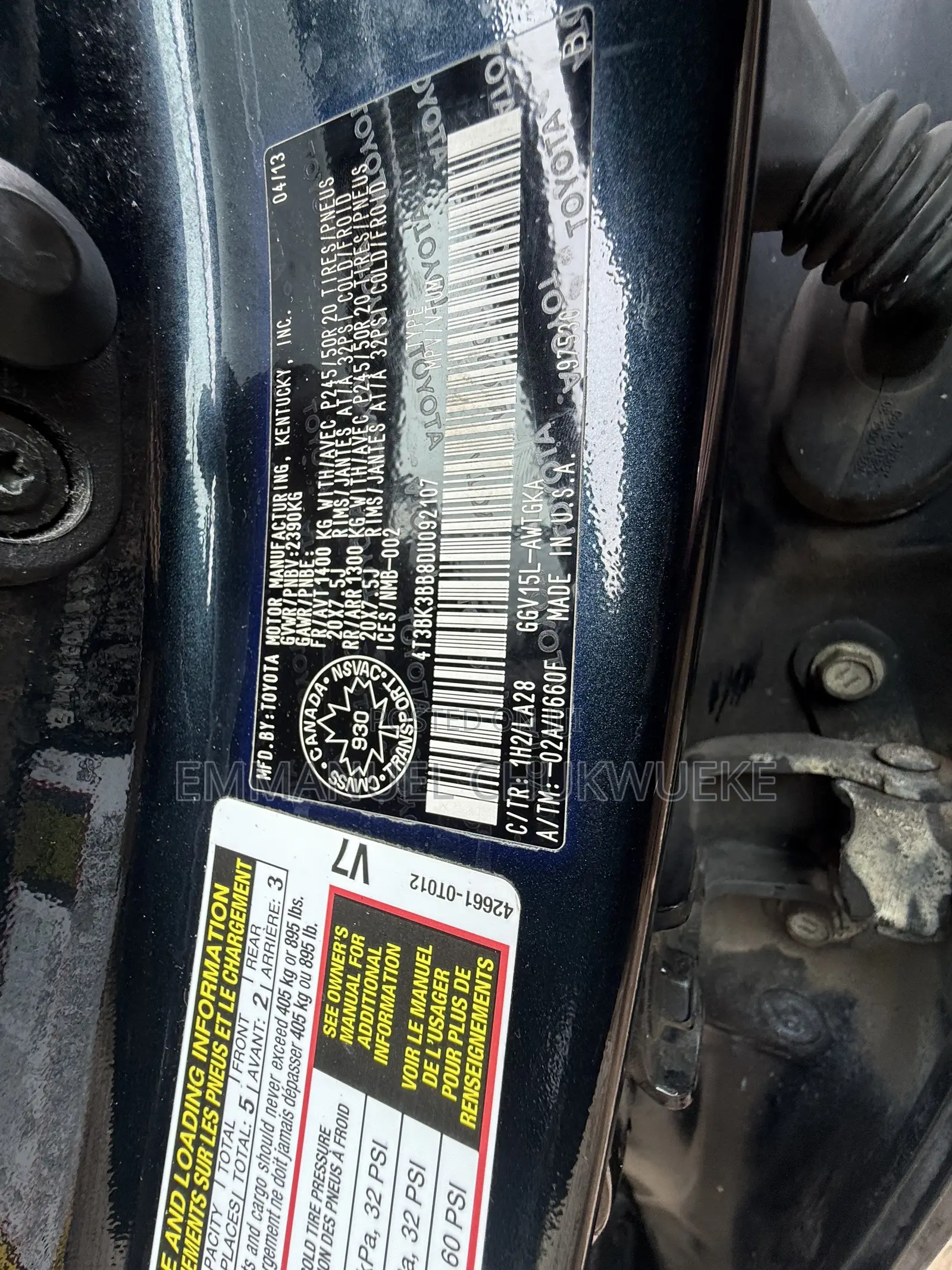 Toyota Venza 2013 Blue