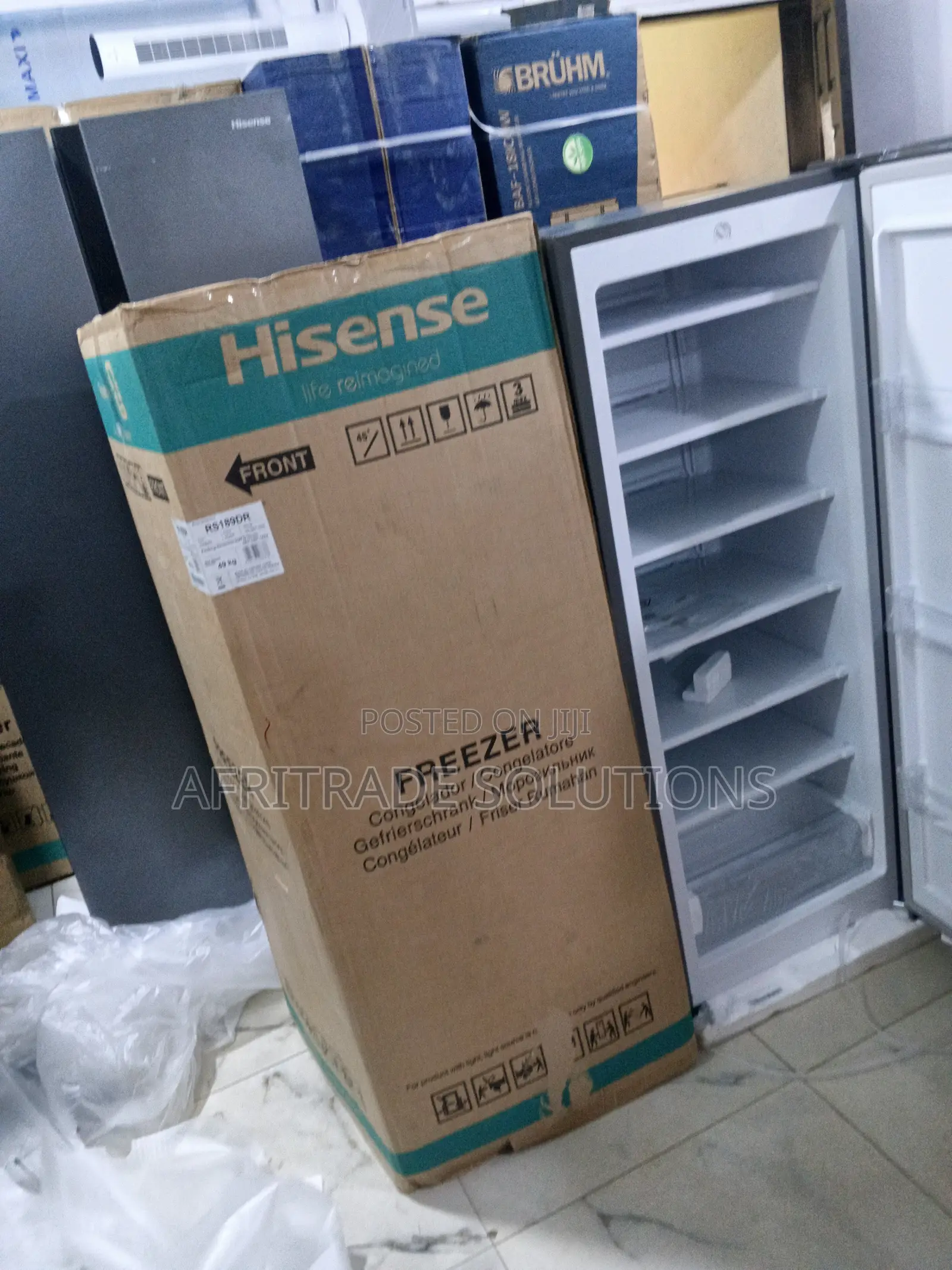 Hisense FRZ 189dr 190l Standing Freezer
