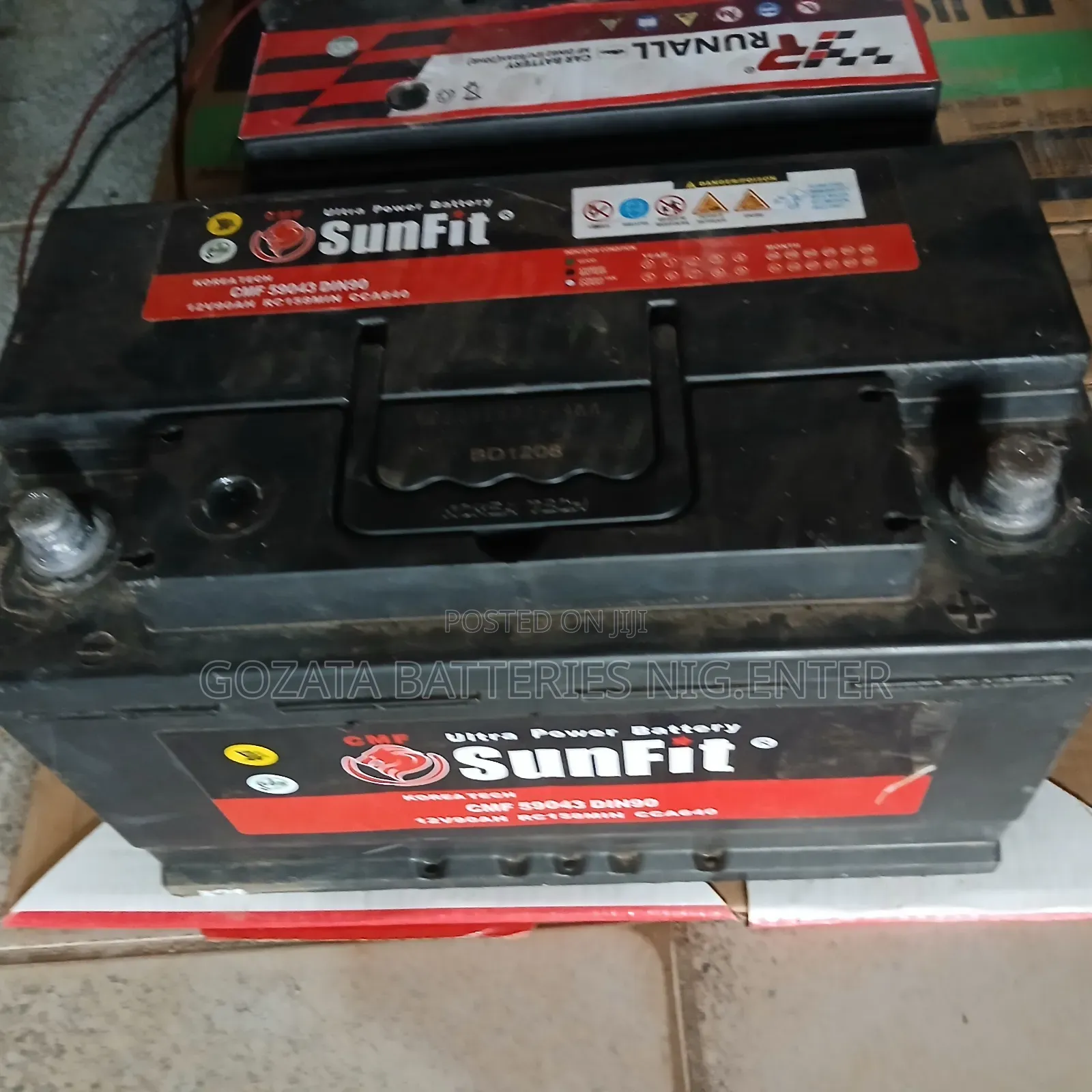 Fairly Used Car Battery for Sale