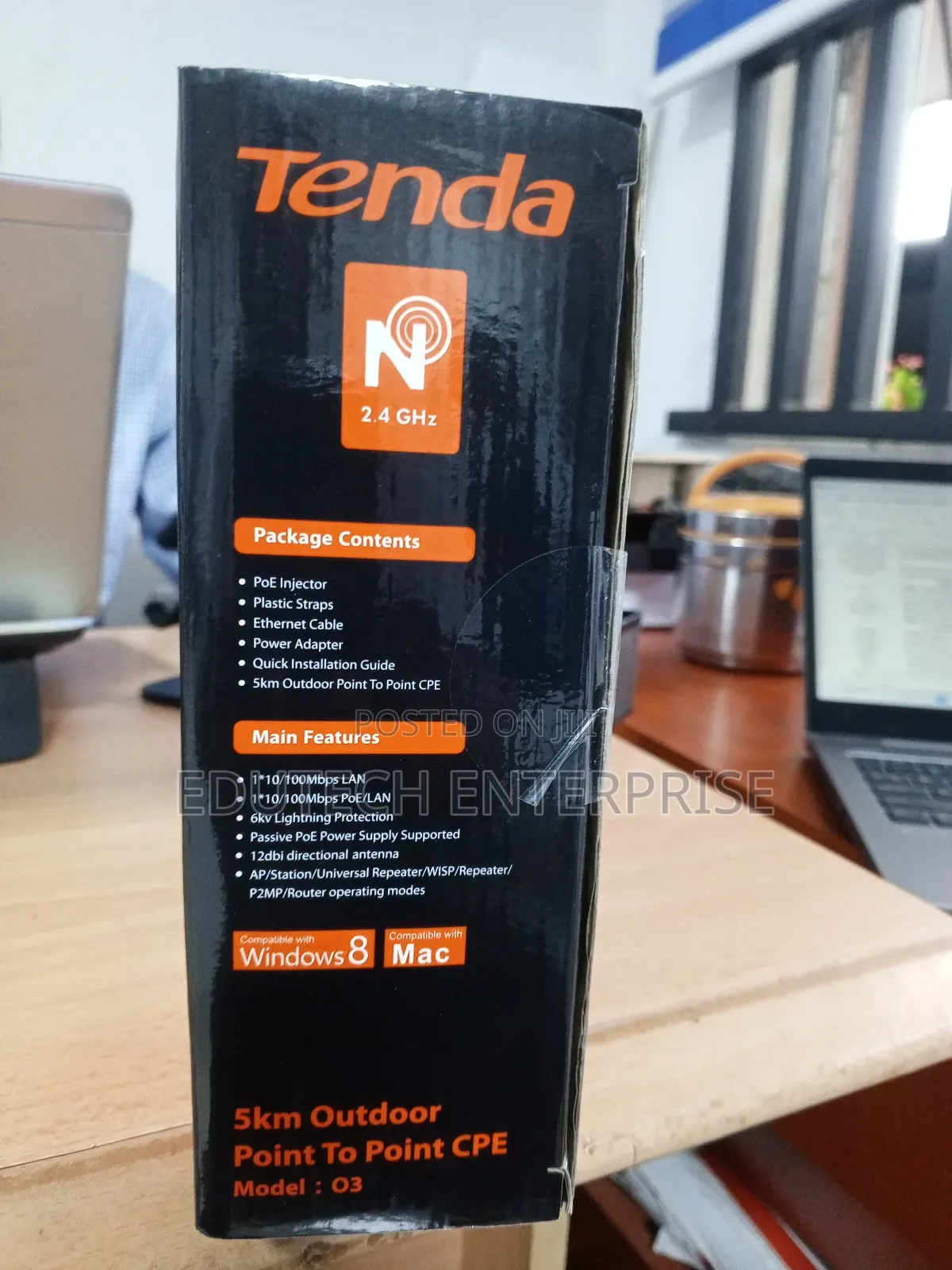 Tenda 2.4ghz 5km+ 12dbi 11n 150mpbs Outdoor Cpe ( Nano M2)