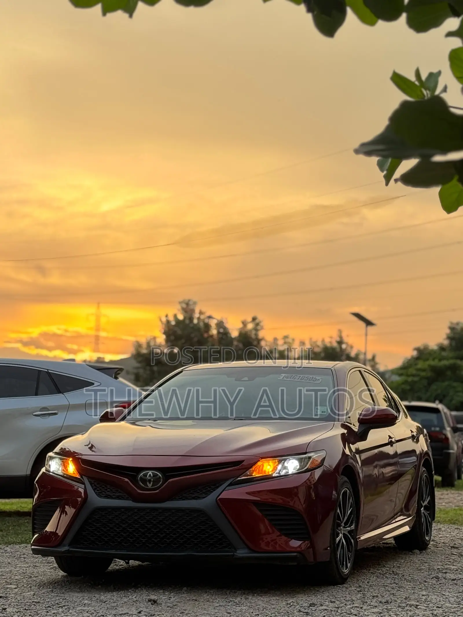 Toyota Camry SE (2.5L 4cyl 8A) 2019 Burgundy