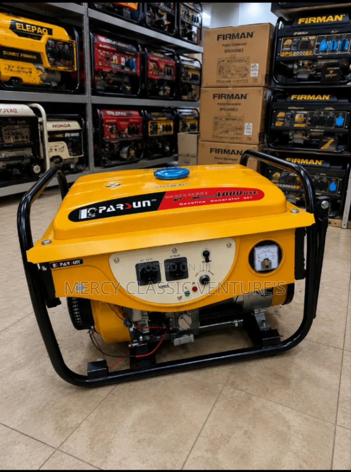 Parsun 4000dxe 4.5kva Key Start Petrol Generator – Fuel Efficient