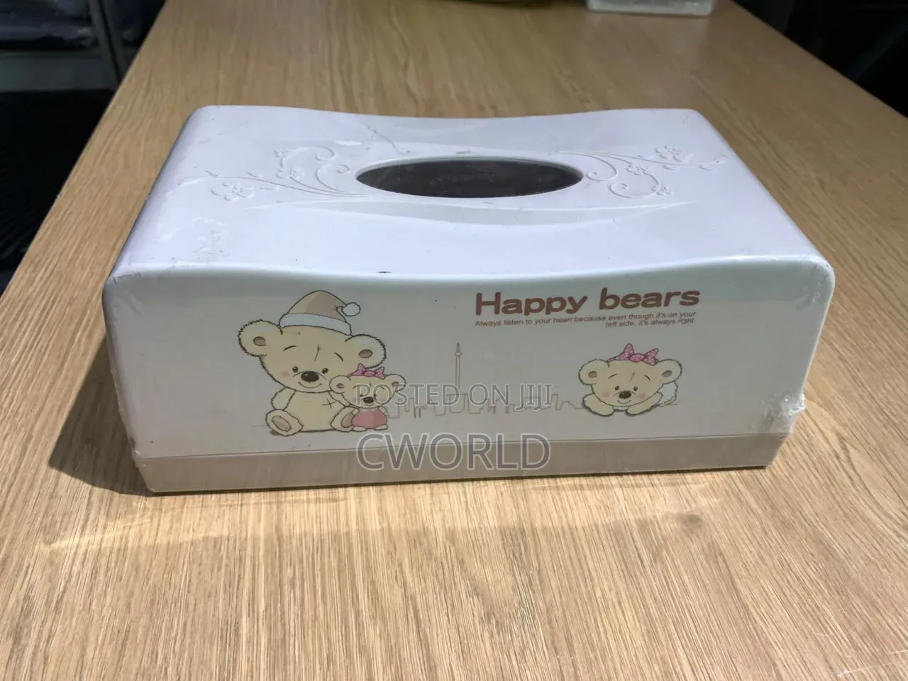 Happy Bears Tissue Box Holder