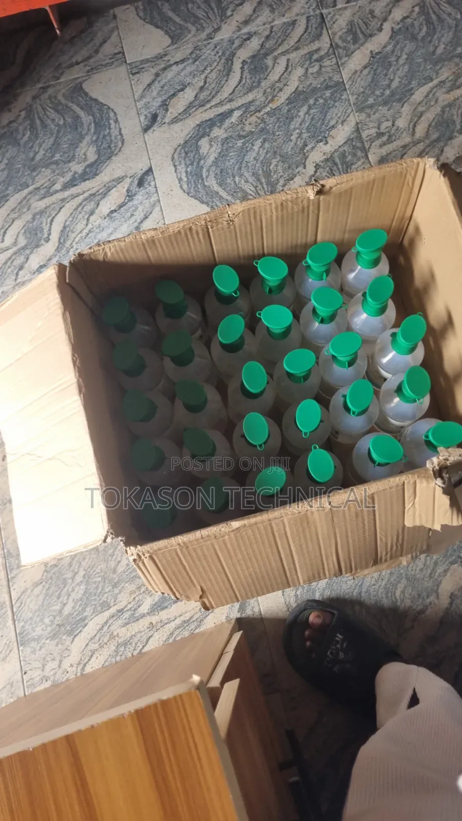 500ml Bottle of Sterile 0.9% Sodium Chloride Saline Solution Intended